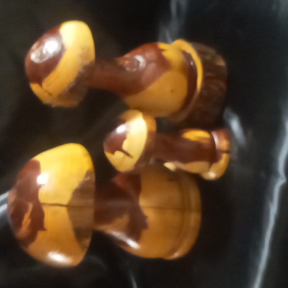 3 Hand turned on the lathe cedar mushrooms by KC WOODCRAFTING. - Picture 7 of 7